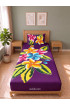 Hand Painted Rayon Bedsheet Set Single Size